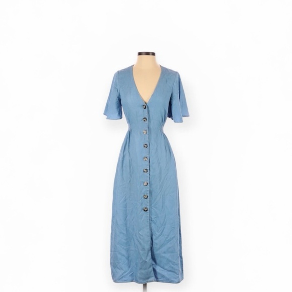ZARA Maxi Dress in Light Blue